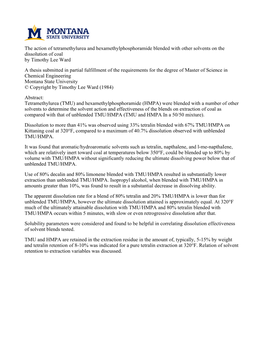 The Action of Tetramethylurea and Hexamethylphosphoramide