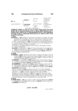 186 Consigned by Haras D'etreham 186