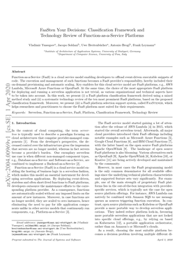 Faasten Your Decisions: Classification Framework And