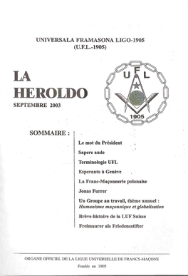 La Heroldo Septembre 2003