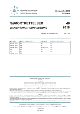 Søkortrettelser 46 2018