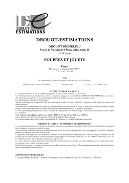 Drouot-Estimations