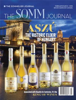 The Sommelier Journal February/March • 2018 $10.00 Us/$12.00 Canada the Somm Journal