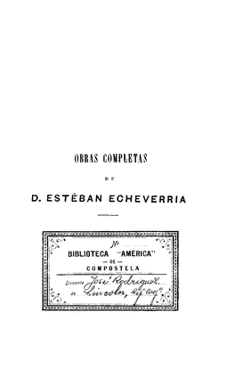 Esteban Echeverría