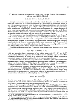 V. Vector Boson Self-Interactions and Vector Boson Production Within the BESS-Model