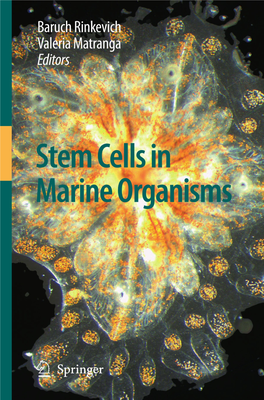 Stem Cells in Marine Organisms Baruch Rinkevich · Valeria Matranga Editors