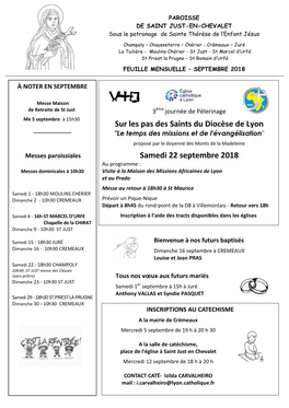 2018-09 FEUILLE MENSUELLE St Just