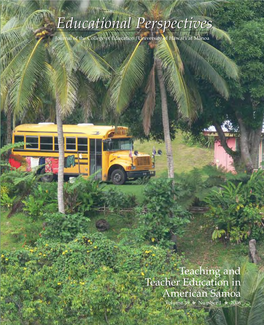 Educational Perspectives Journal of the College of Education/University of Hawai‘I at Ma¯Noa