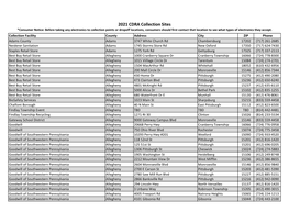 2021 CDRA Collection Sites