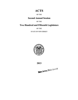 Second Annual Session Two Hundred and Fifteenth Legislature