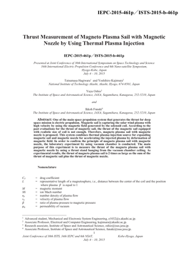 Thrust Measurement of Magneto Plasma Sail with Magnetic Nozzle by Using Thermal Plasma Injection