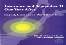 Insurance and September 11 One Year After