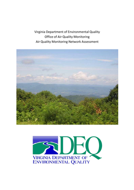 Virginia Department of Environmental Quality Office of Air Quality