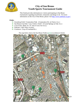 City of San Bruno Youth Sports Tournament Guide