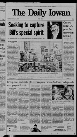 Daily Iowan (Iowa City, Iowa), 2003-07-30