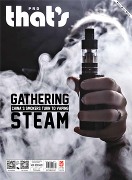 GATHERING China S Smokers Turn to Vaping STEAM’