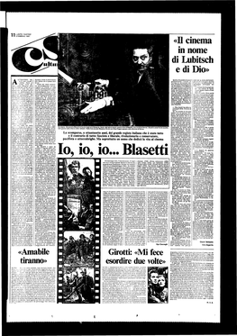 O, Io, Io... Blasetti