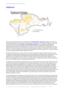 Upland Areas