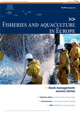 Fisheries and Aquaculture in Europe