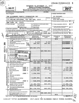 Bloomberg Family Foundation