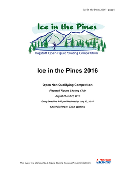 Ice in the Pines 2016 – Page 1