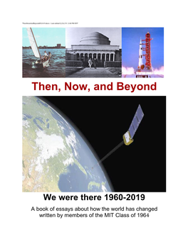 Then, Now, and Beyond