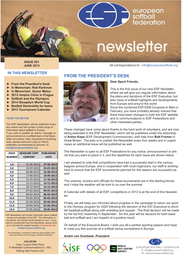 2013 01 Newsletter June