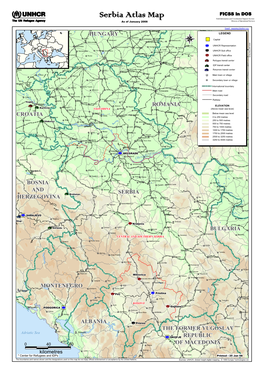 Serbia Atlas Map Field Information and Coordination Support Section As of January 2008 Division of Operational Services
