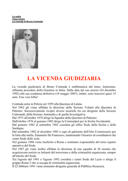 La Vicenda Giudiziaria