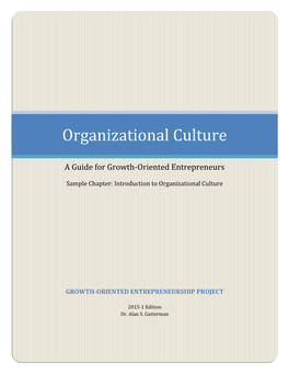 Organizational Culture