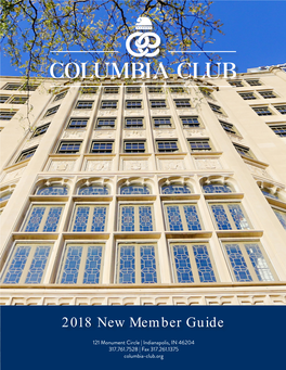 2018 New Member Guide