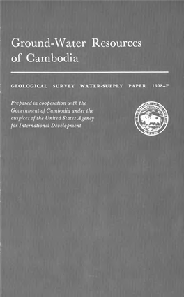 Ground-Water Resources of Cambodia