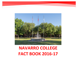 Navarro College Fact Book 2016-17