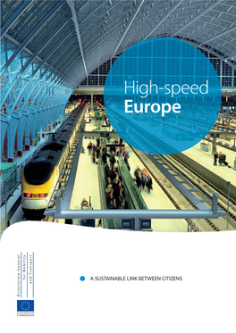 High-Speed Europe, a Sustainable Link Between Citizens