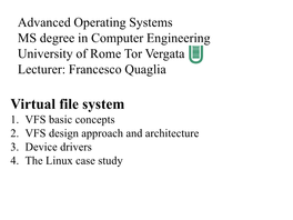 Virtual File System 1