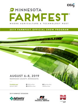 August 6–8, 2019 Redwood County, Minnesota