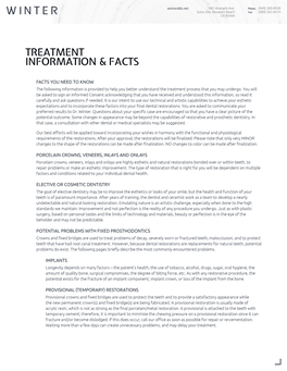 Treatment Information & Facts