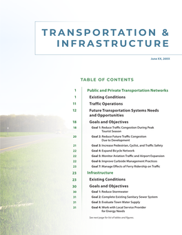 Transportation & Infrastructure