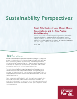 Credit Risk, Biodiversity, and Climate Change: Canada's Banks and The