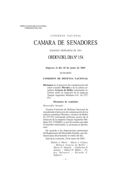 Camara De Senadores