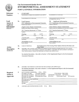 Environmental Assessment Statement