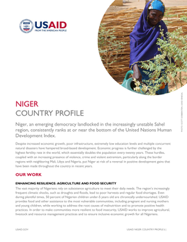 USAID Niger Country Profile