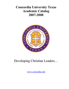 2007-08 Course Catalog