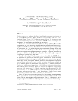 New Results for Domineering from Combinatorial Game Theory Endgame Databases