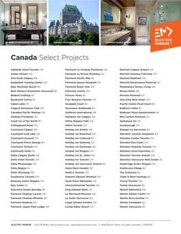 Canada Select Projects