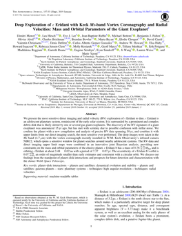 Deep Exploration of Ε Eridani with Keck Ms-Band Vortex