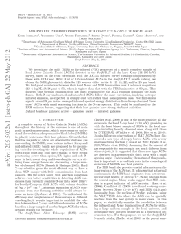 Mid and Far Infrared Properties of a Complete Sample of Local Agns