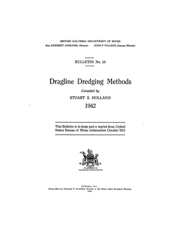 Dragline Dredging Methods