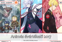 Animagazin 1. Sz. (2018. Január 26.)