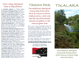 Tikalara Park TIKALARA ● Aboriginal Sculptures at William Ricketts the Traditional Aboriginal Sanctuary, Mt